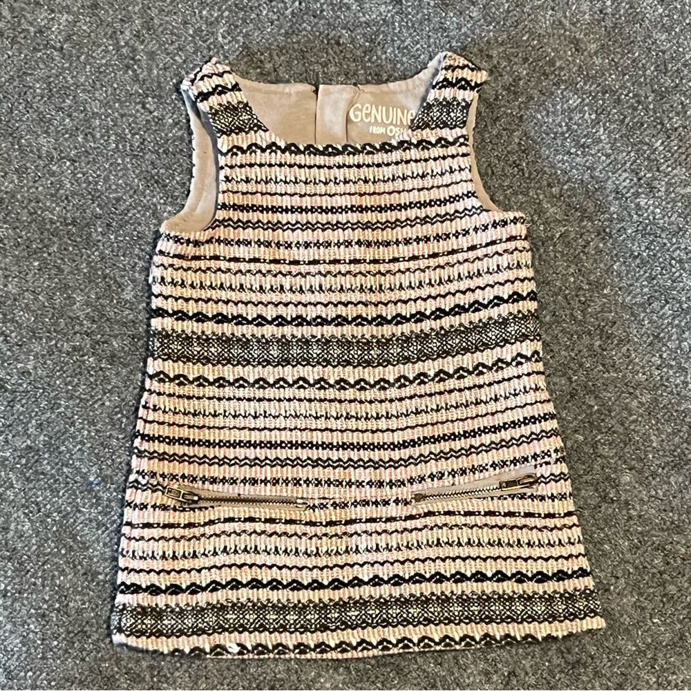 Genuine kids from Oshkosh infant girls size 12 month tweed sleeveless dress‎